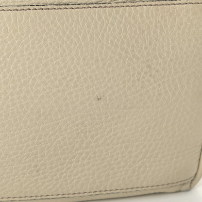 Gucci Pebbled Calfskin Medium Soho Chain Shoulder Bag Off White 16 of 19