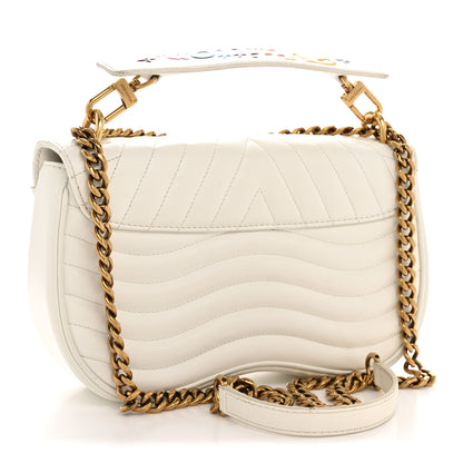 Louis Vuitton Calfskin New Wave Chain PM White 3 of 15