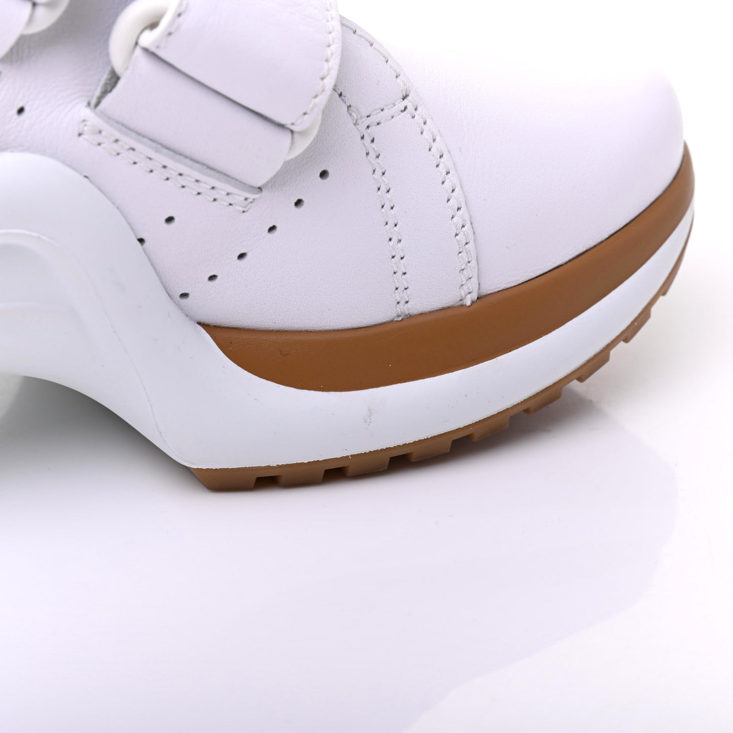 Calfskin Monogram Velcro LV Archlight Sneakers 36.5 White