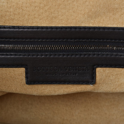 Bottega Veneta Nappa Intrecciato New Bond Satchel Black 6 of 9