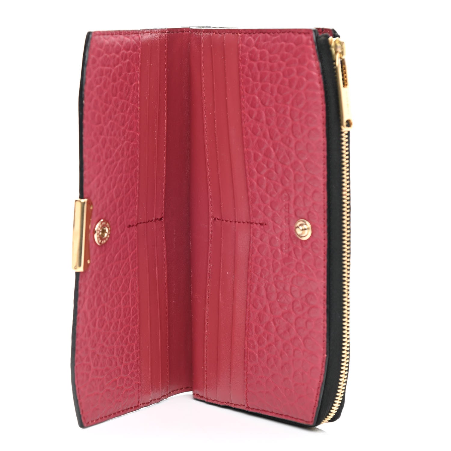 Burberry Heritage Grain Alvington Continental Wallet Damson Magenta 5 of 9