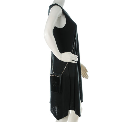 Chanel Patent CC Phone Holder Crossbody Black 2 of 10