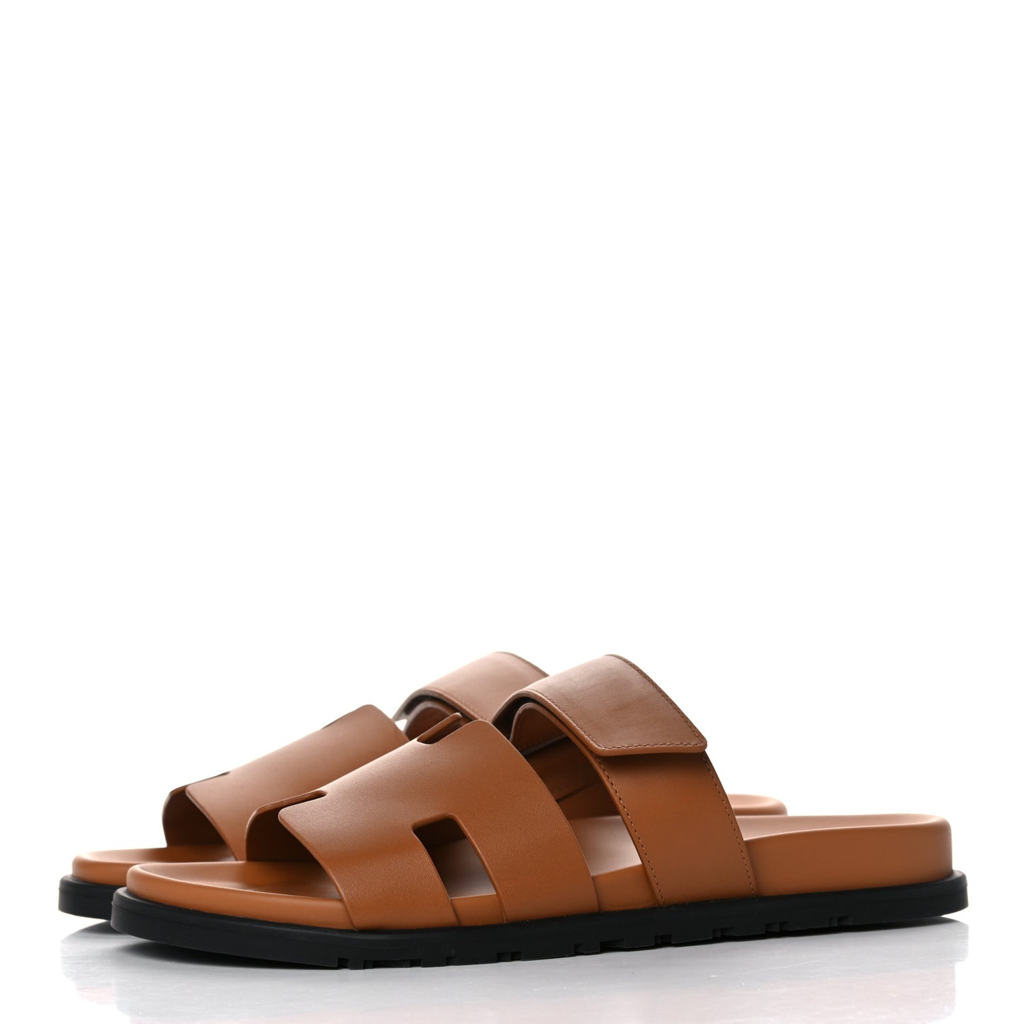 Calfskin Mens Chypre Sandals 42 Gold