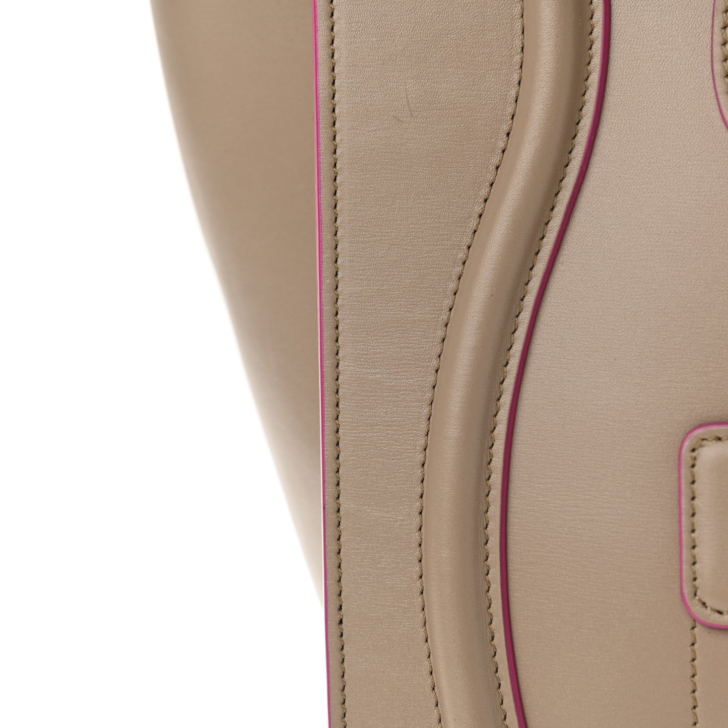 Smooth Calfskin Mini Luggage Beige