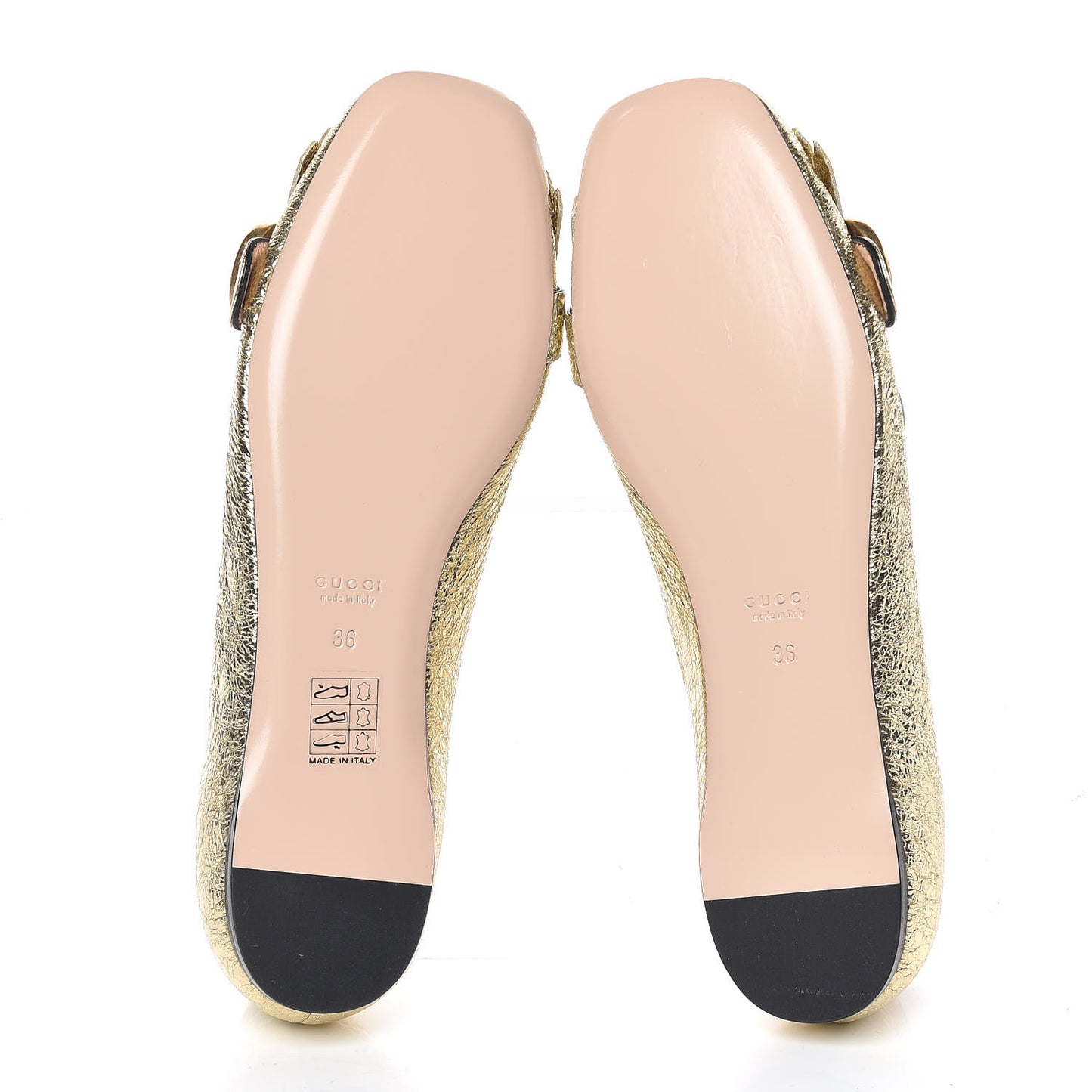 Galassia GG Marmont Fringe Flats 36 Platino