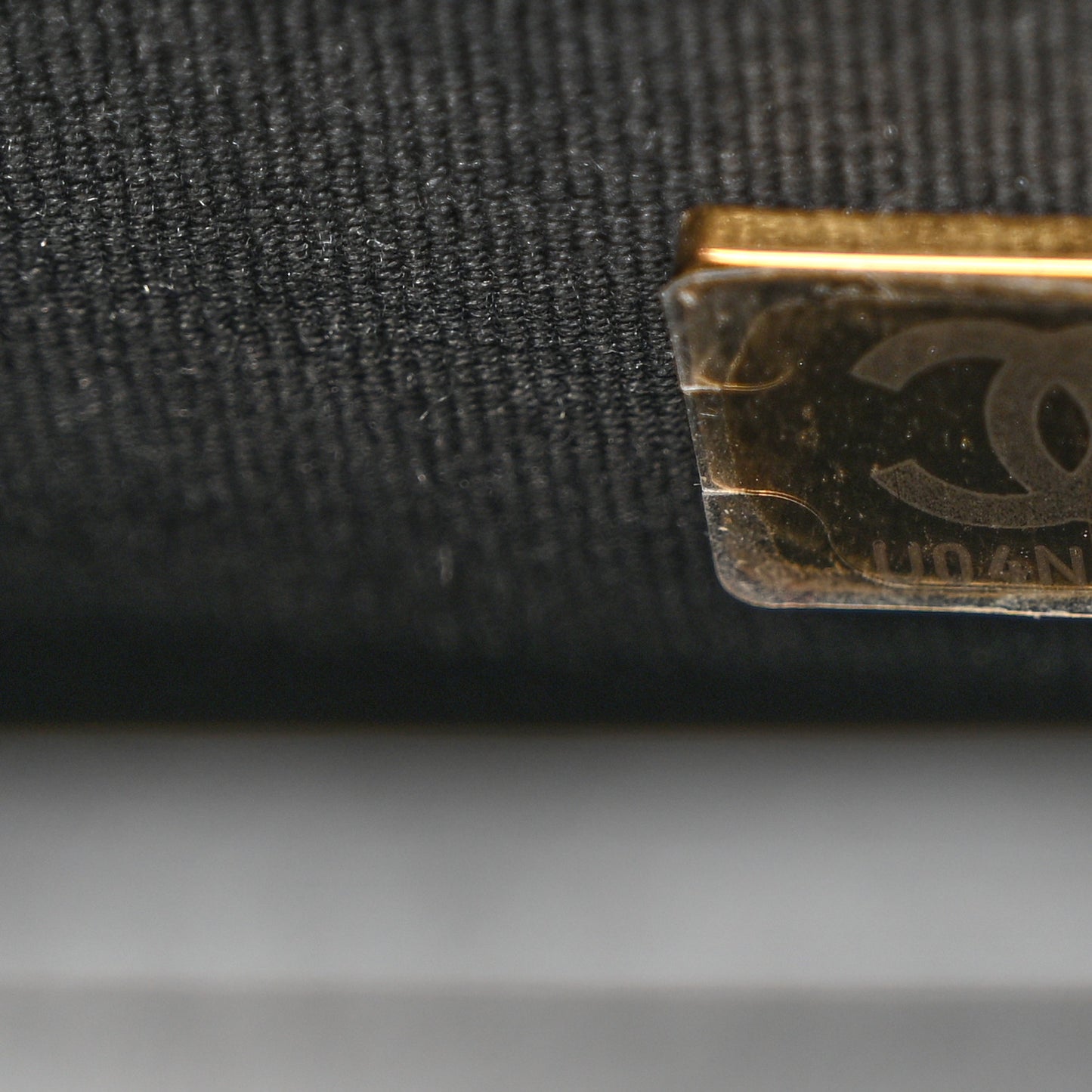 Patent Quilted Mini Graphic Catch Flap Black