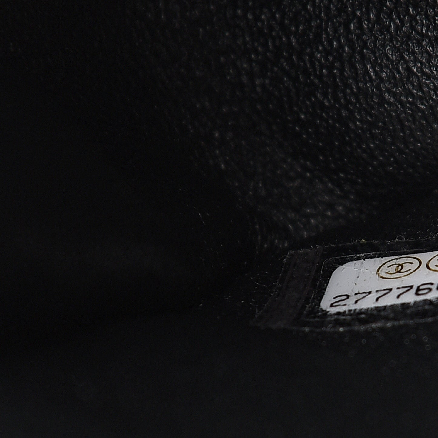 Lambskin Quilted Mini Rectangular Flap Black