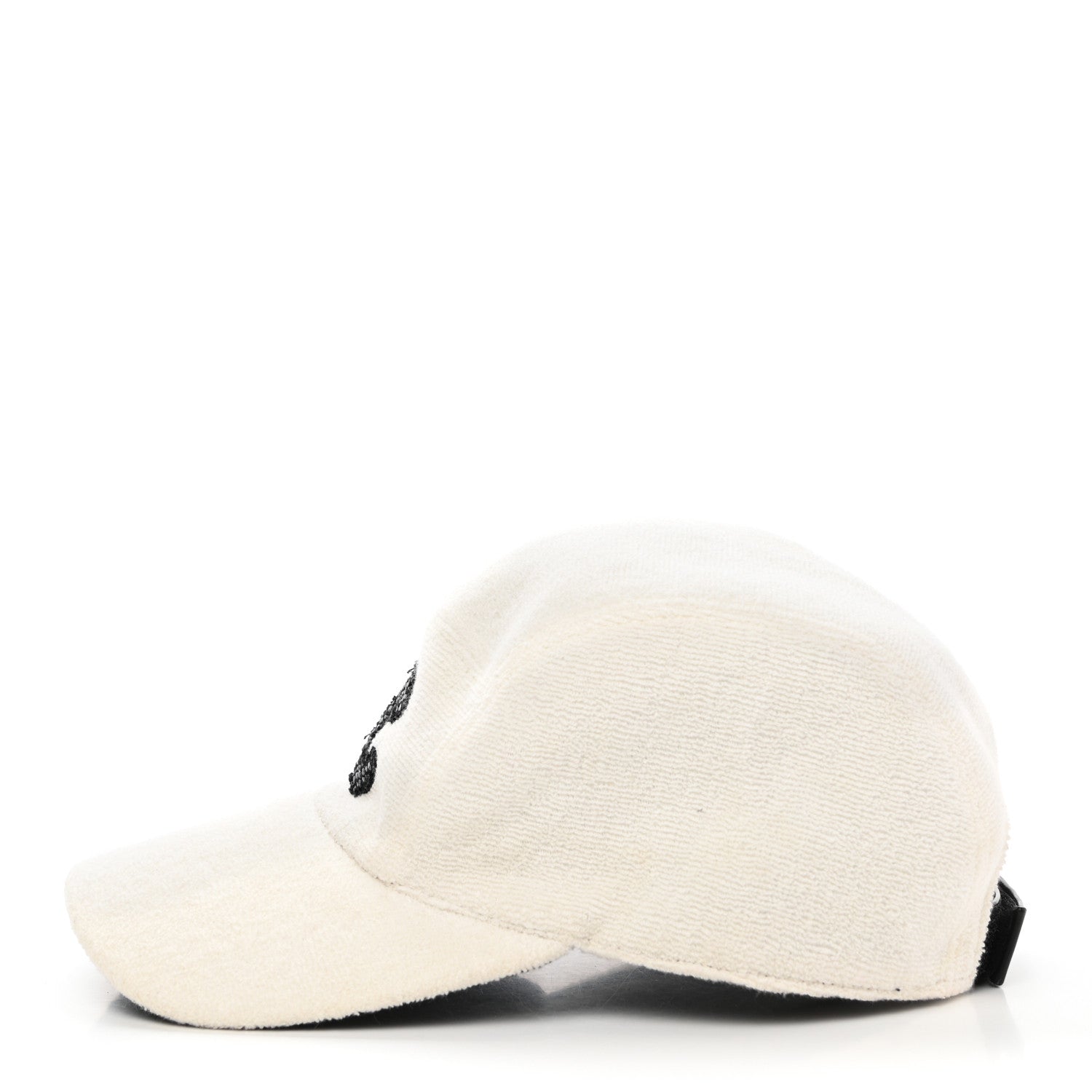 Chanel Terry Cotton CC Cap Hat S White 4 of 8