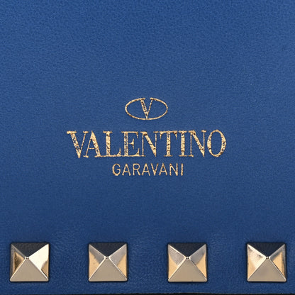 Valentino Garavani Nappa Small Rockstud Wristlet Clutch Light Sapphire 12 of 12