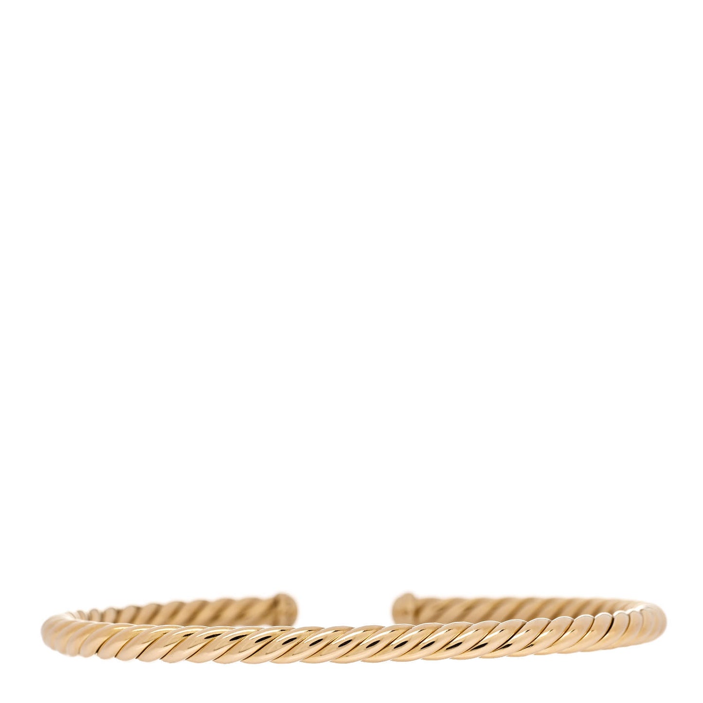 18K Yellow Gold 4mm Cablespira Bracelet