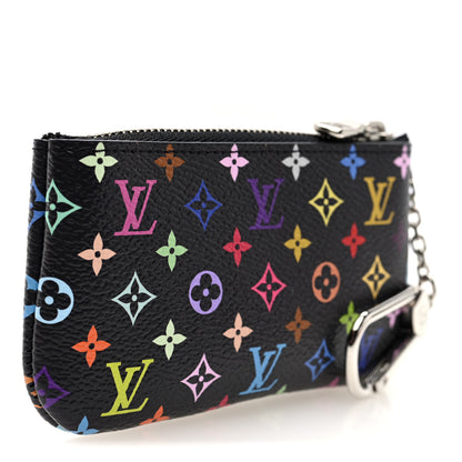 Louis Vuitton LV X TM Monogram Multicolor Key Pouch Black 3 of 7