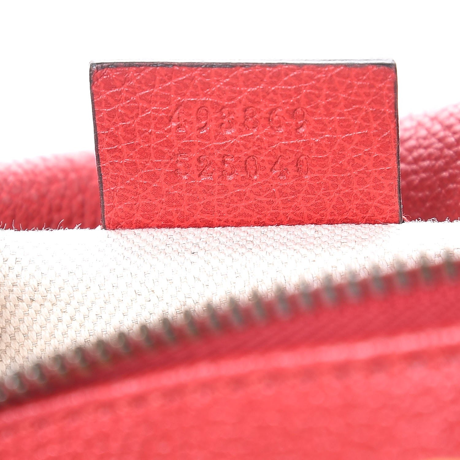 Gucci Grained Calfskin Logo Belt Bag Hibiscus Red 6 of 9
