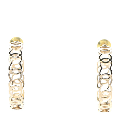 Chanel Metal CC Hoop Earrings Gold 1 of 5