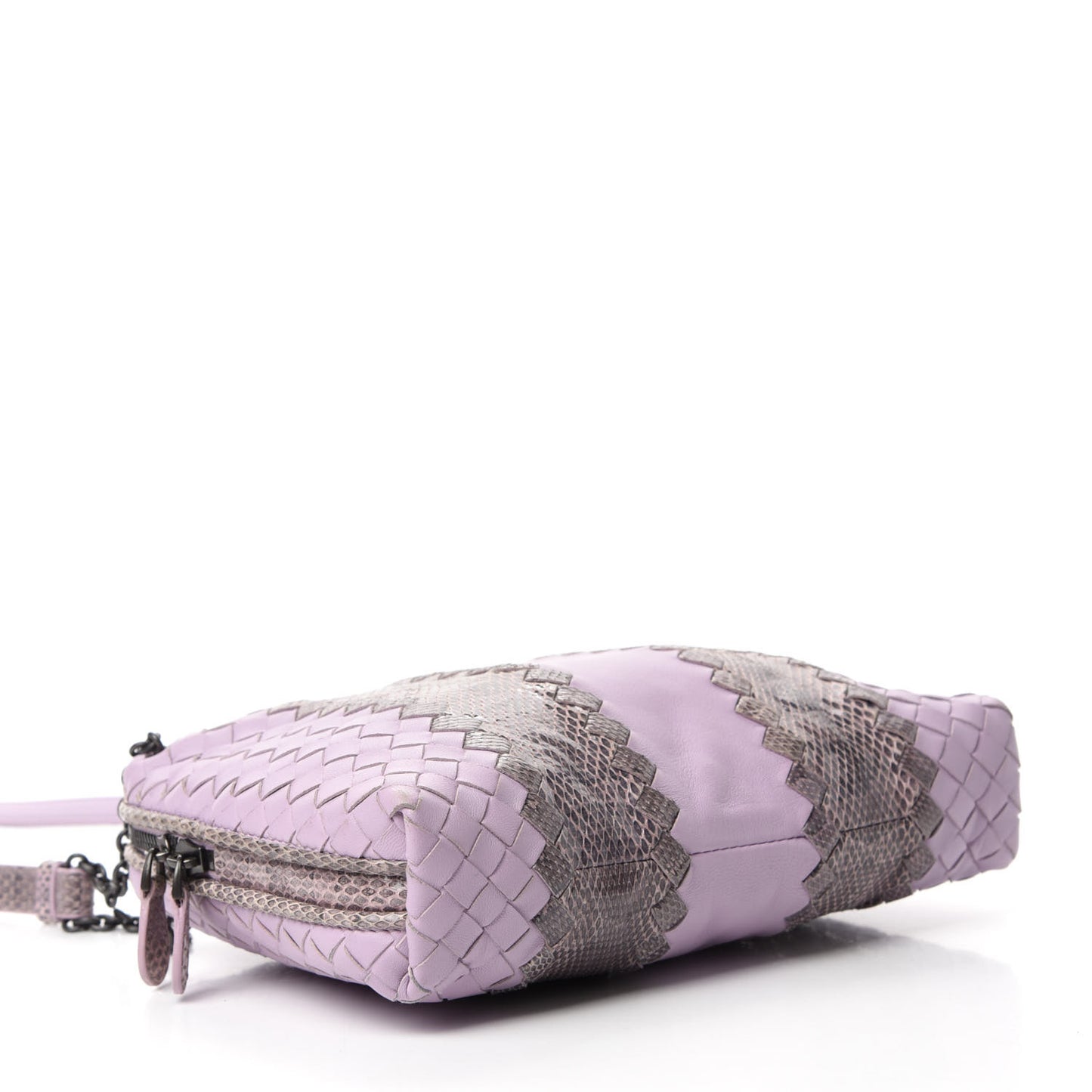 Nappa Intrecciato Ayers Crossbody Pillow Messenger Parme