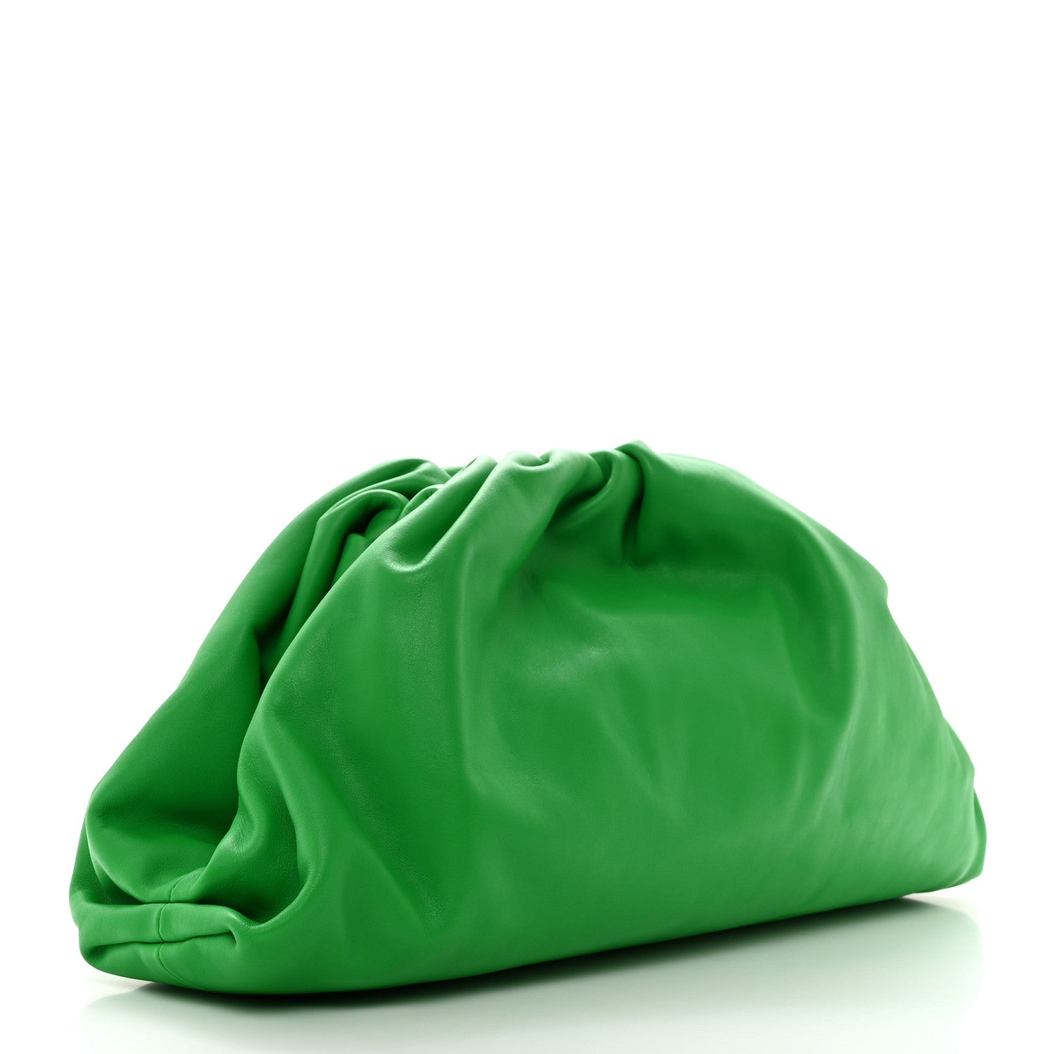 Bottega Veneta Smooth Butter Calf The Pouch Oversized Clutch Parakeet 3 of 7