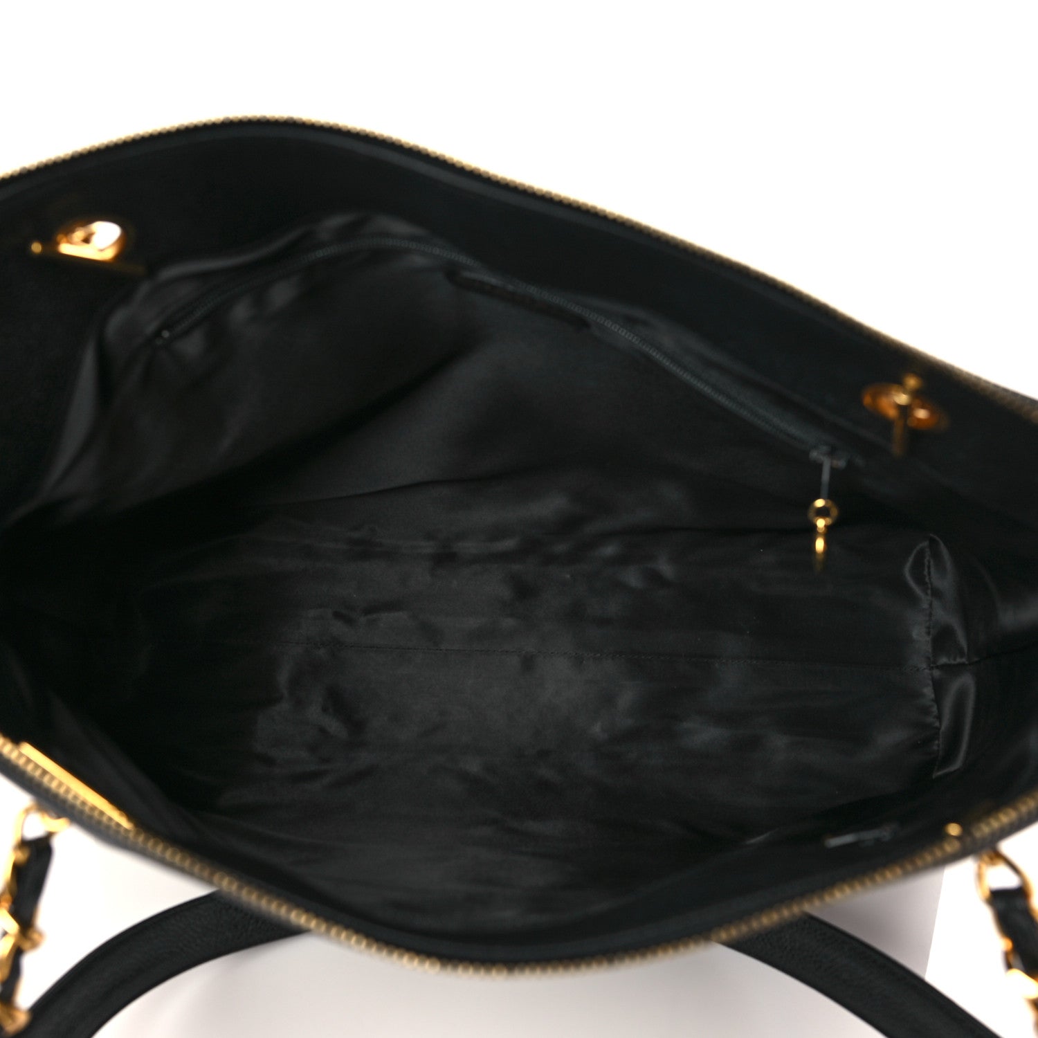 Chanel Caviar CC Timeless Tote Black 4 of 8