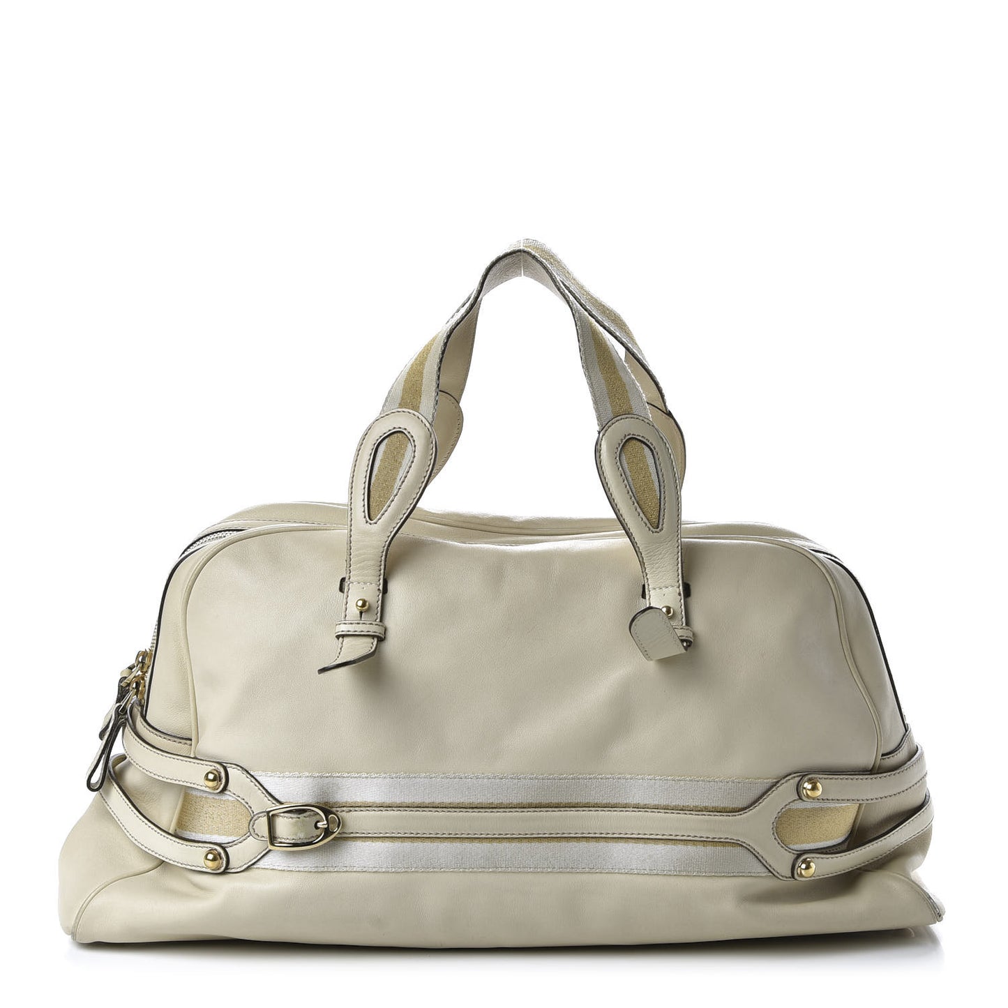 Calfskin Signature XL Bowler Ivory