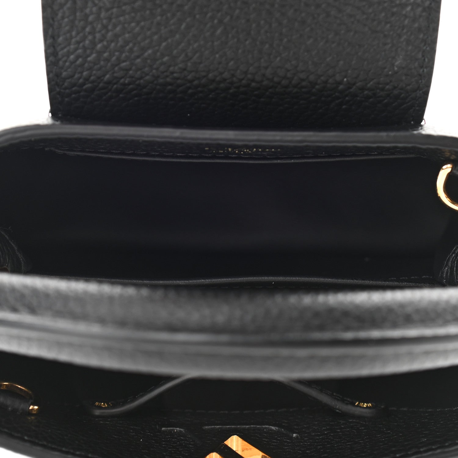 Louis Vuitton Taurillon Mini Capucines Black 5 of 10