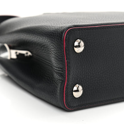 Louis Vuitton Taurillon Capucines BB Black Fuchsia 8 of 10