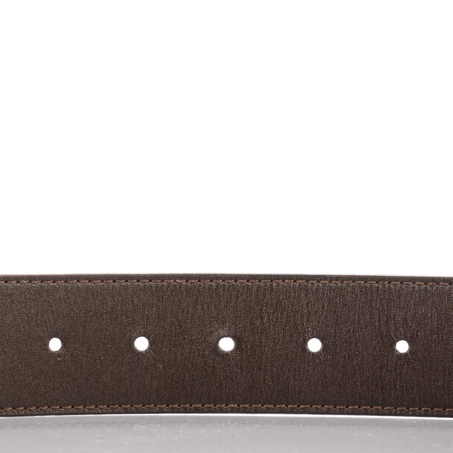 Calfskin 40mm LV Initiales Reversible Belt 95 38 Dark Brown Black