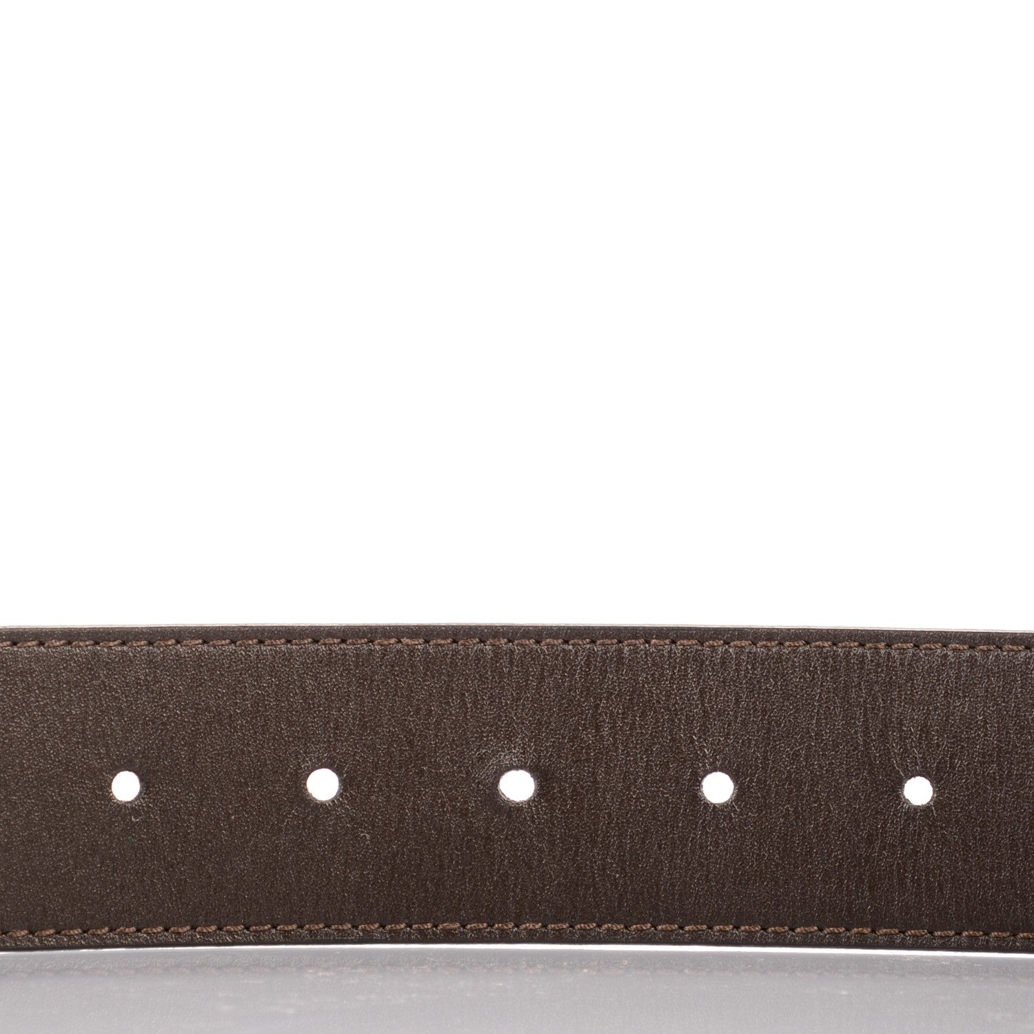 Louis Vuitton Calfskin 40mm LV Initiales Reversible Belt 95 38 Dark Brown Black 6 of 7