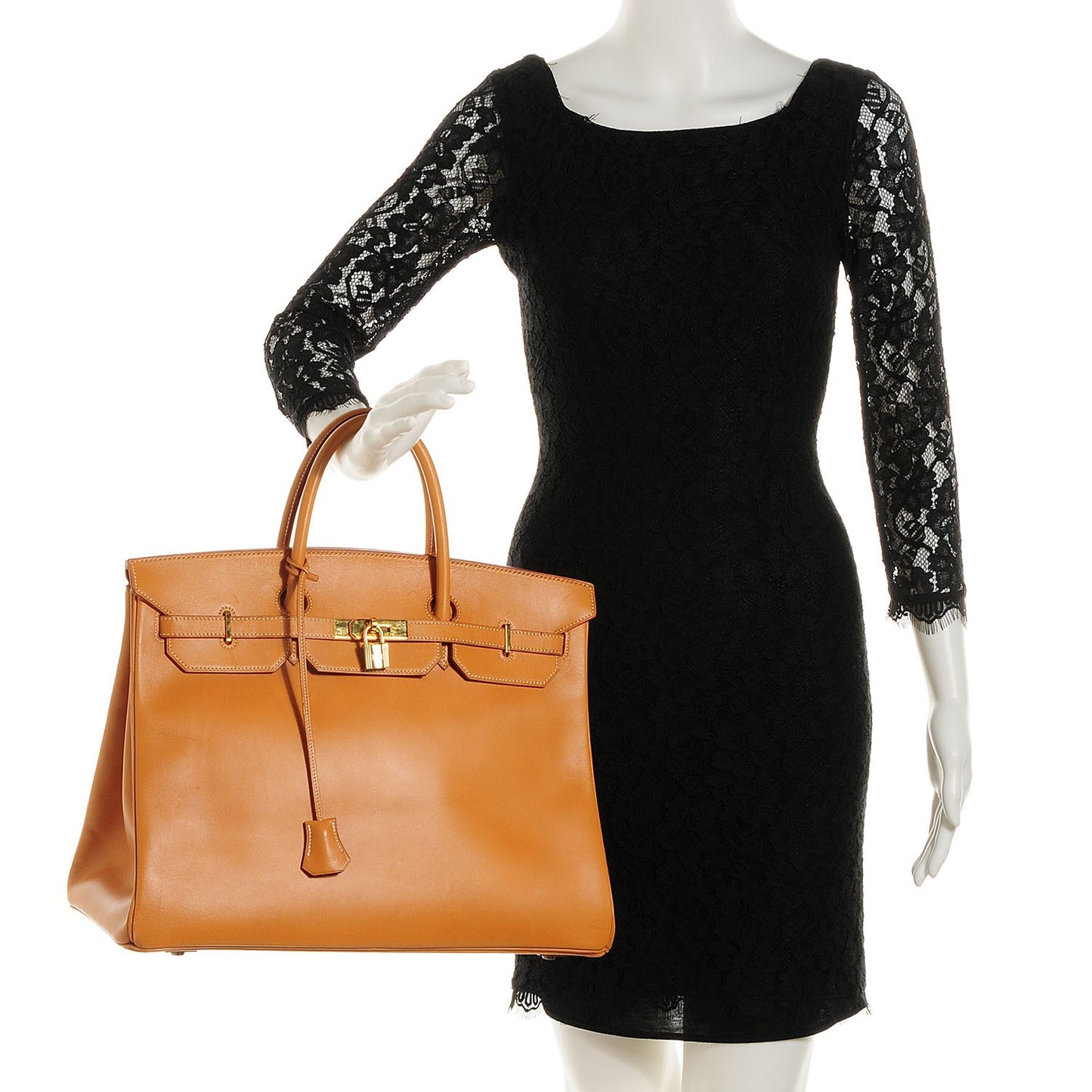 Vache Natural Birkin 40 Gold