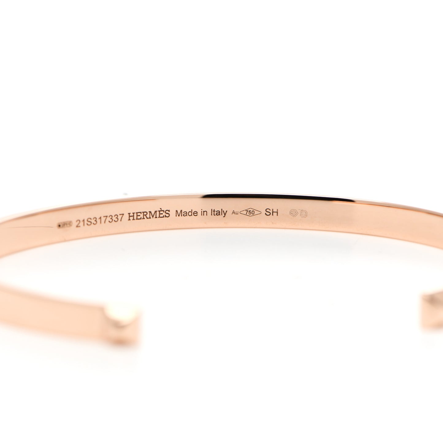 18K Rose Gold Mini Clous Bracelet SH
