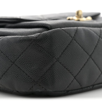Chanel Caviar Quilted CC Day Camera Case Black 9 of 13