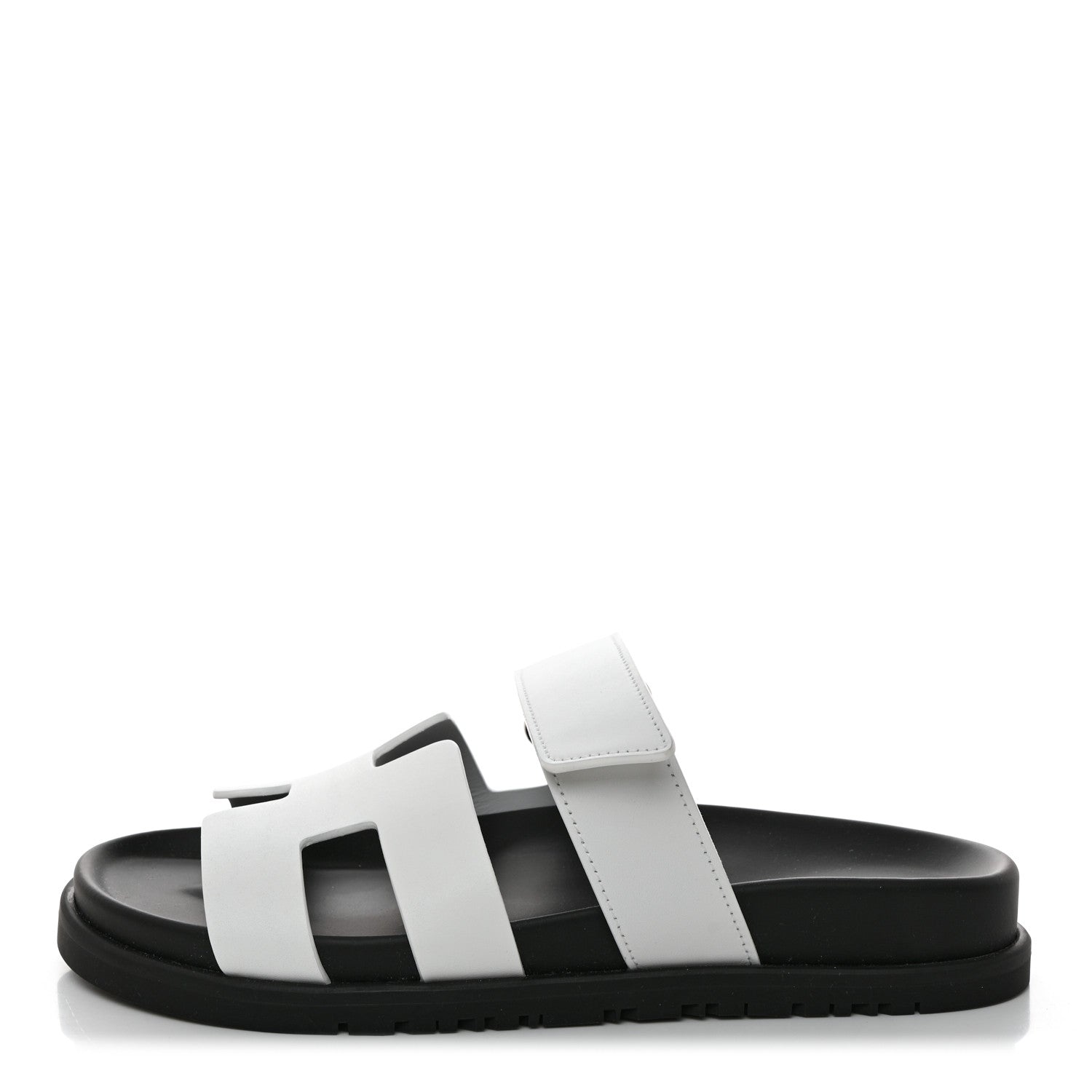 Hermes Calfskin Womens Chypre Sandals 36 White 1 of 9