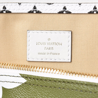 Louis Vuitton Monogram Giant Keepall Bandouliere 50 Kaki Beige 7 of 9