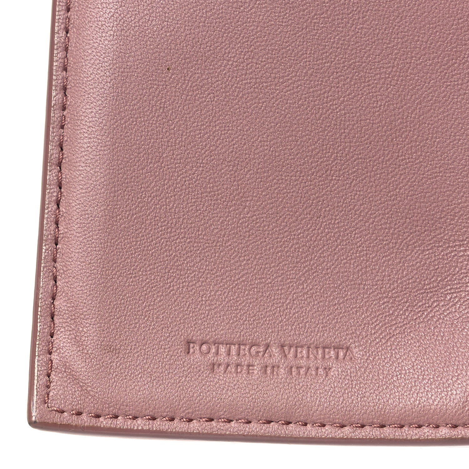 Bottega Veneta Nappa Intrecciato French Flap Wallet Mallow 7 of 12