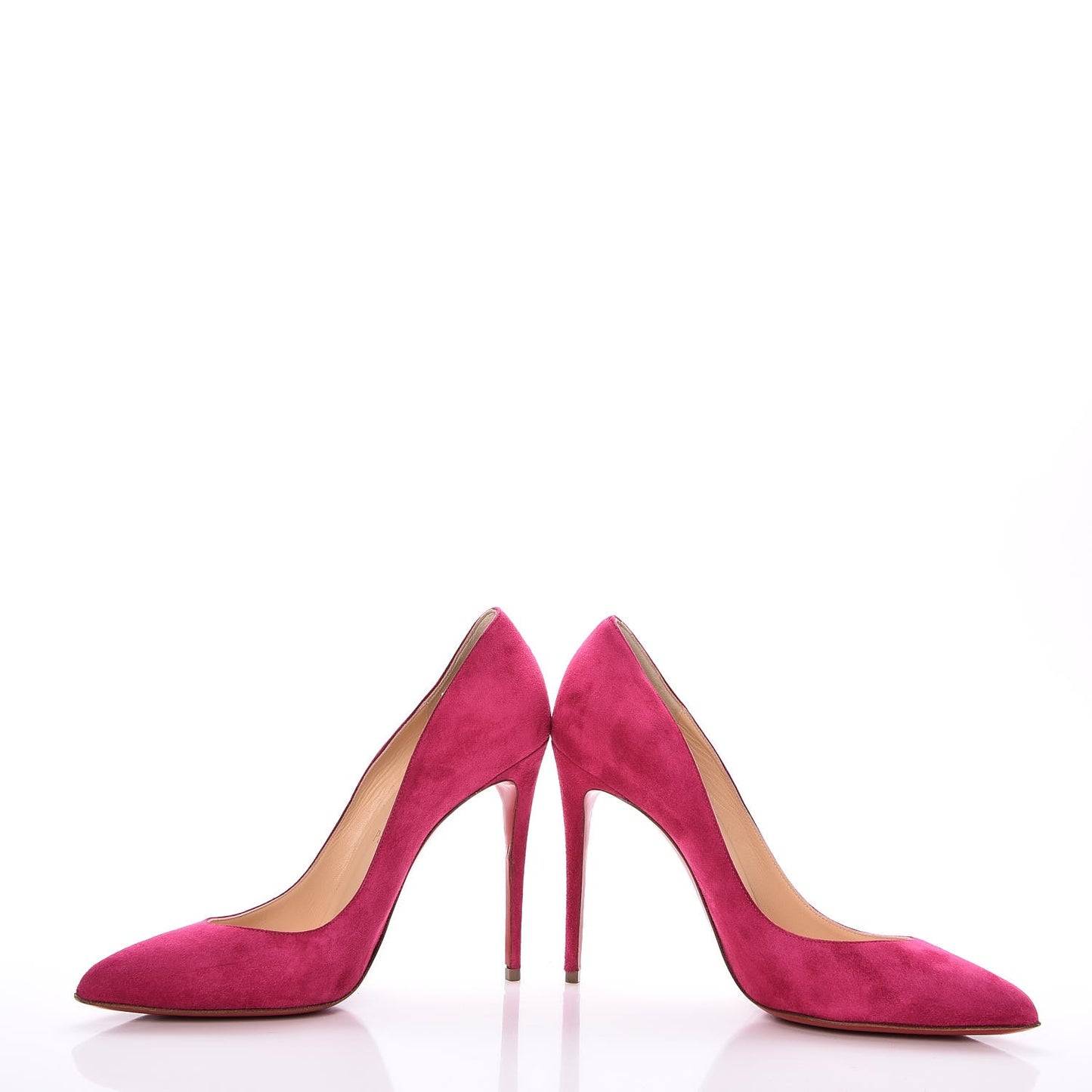 Veau Velours Pigalle Follies 100 Pumps 38.5 Rosa