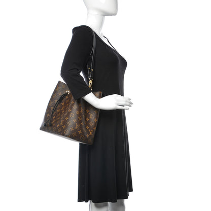 Louis Vuitton Monogram Neonoe MM Black 2 of 10