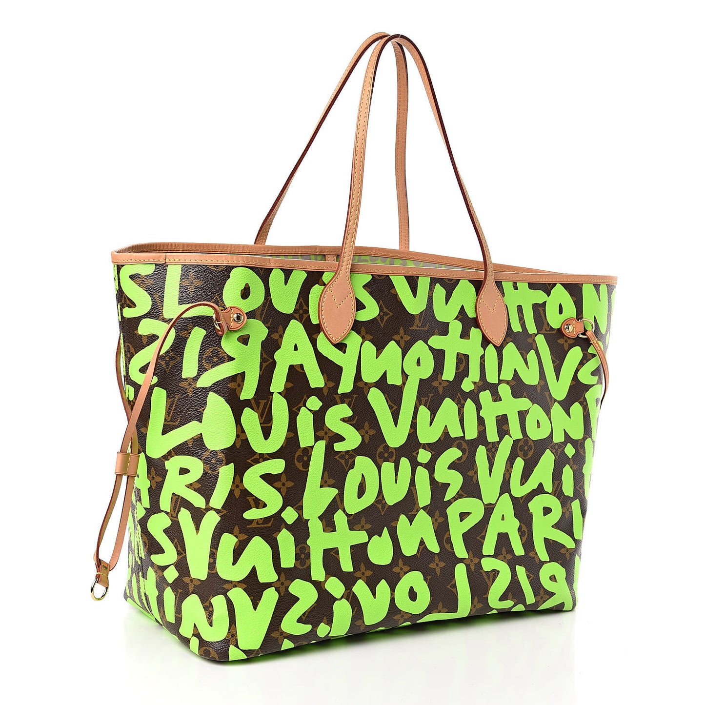 Monogram Graffiti Neverfull GM Green