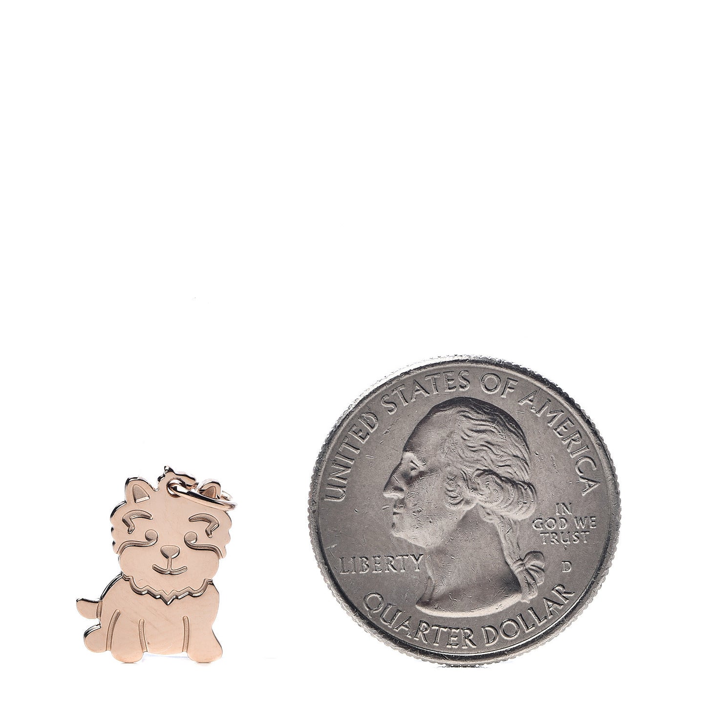 18K Rose Gold Yorkie Charm