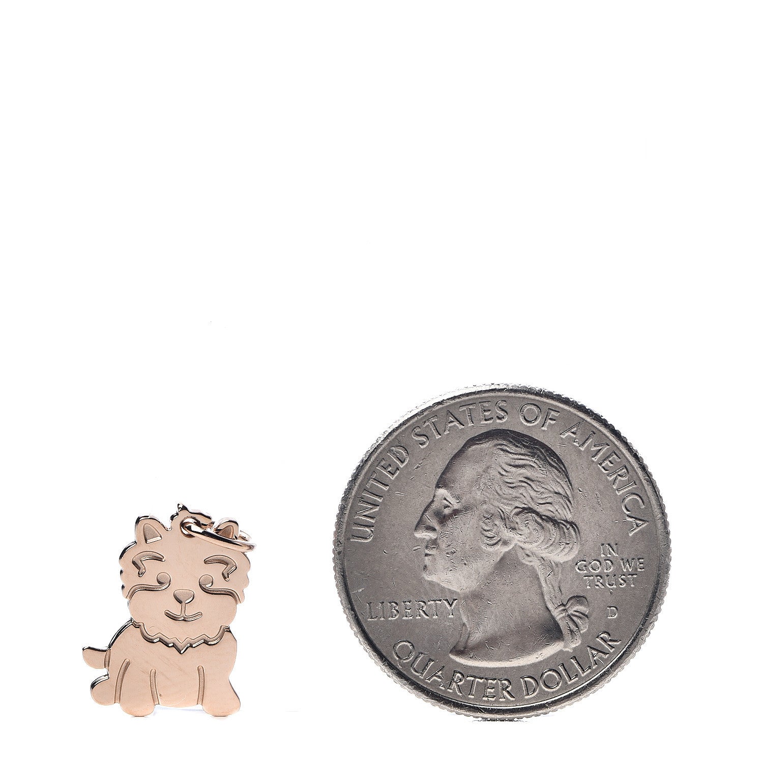 Tiffany 18K Rose Gold Yorkie Charm 2 of 3