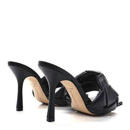 Bottega Veneta Nappa Maxi Intrecciato Lido Mule Sandals 38 Black 4 of 7