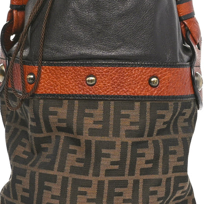 Fendi Zucca Small Palazzo Bucket Bag Tobacco 8 of 10