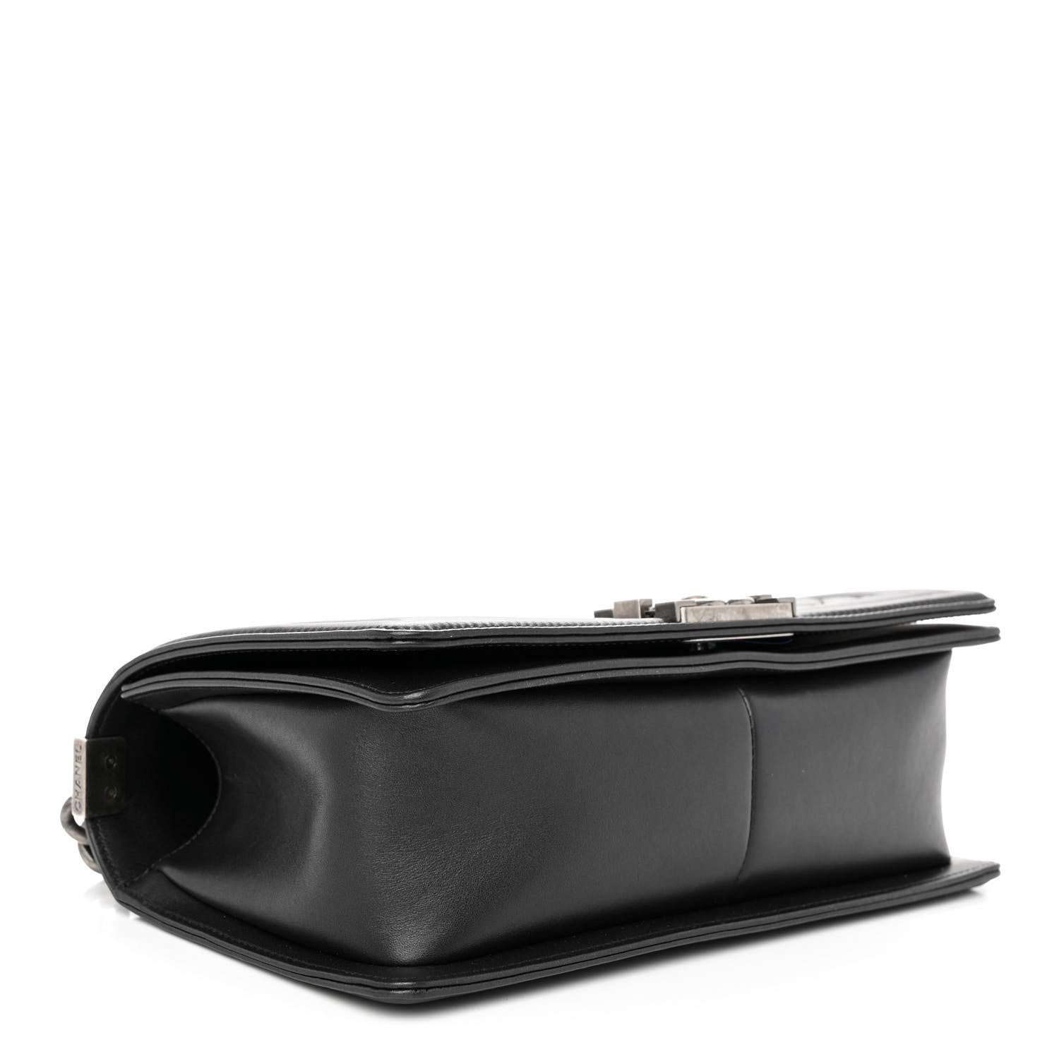 Chanel Calfskin Quilted Medium Boy Flap Black 4 of 10
