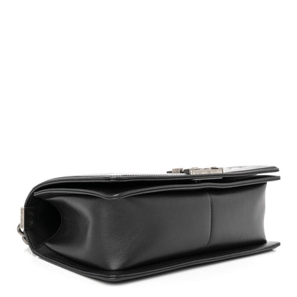 Chanel Calfskin Quilted Medium Boy Flap Black 4 of 10