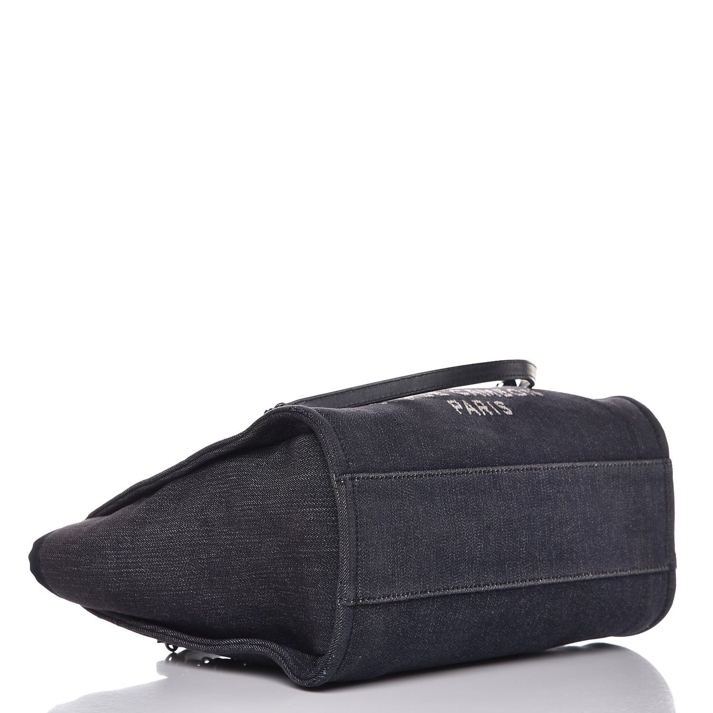 Denim Small Deauville Tote Dark Blue