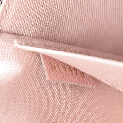 Louis Vuitton Damier Azur Calfskin Pochette Felicie Eau de Rose 8 of 9