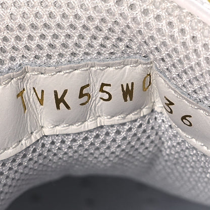 Valentino Garavani Calfskin Womens Gumboy Sneakers 36 White Lime Yellow 9 of 9