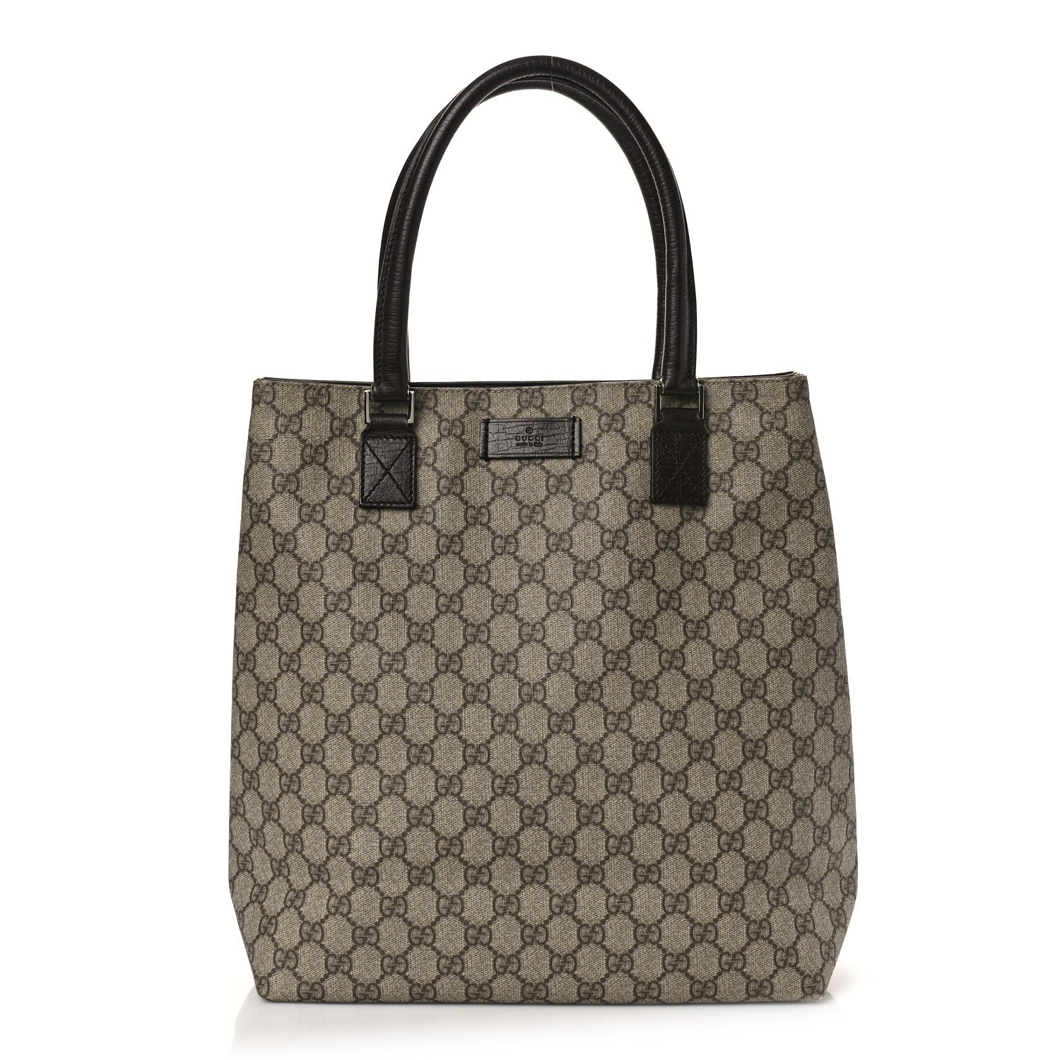 Gucci GG Plus Monogram Small Vertical Tote Dark Brown 1 of 9