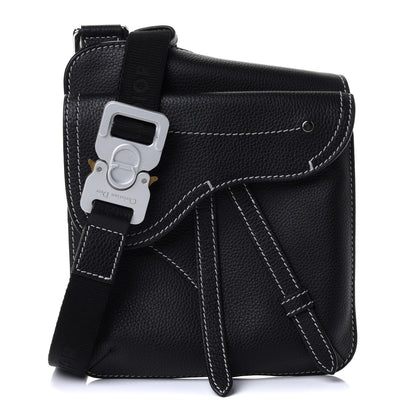 Christian Dior Calfskin Mens Messenger Bag Black 1 of 4