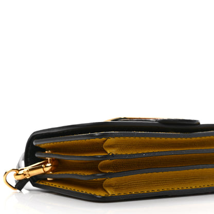 Burberry Suede Watersnake Print Small Madison Buckle Bag Multicolor 9 of 10