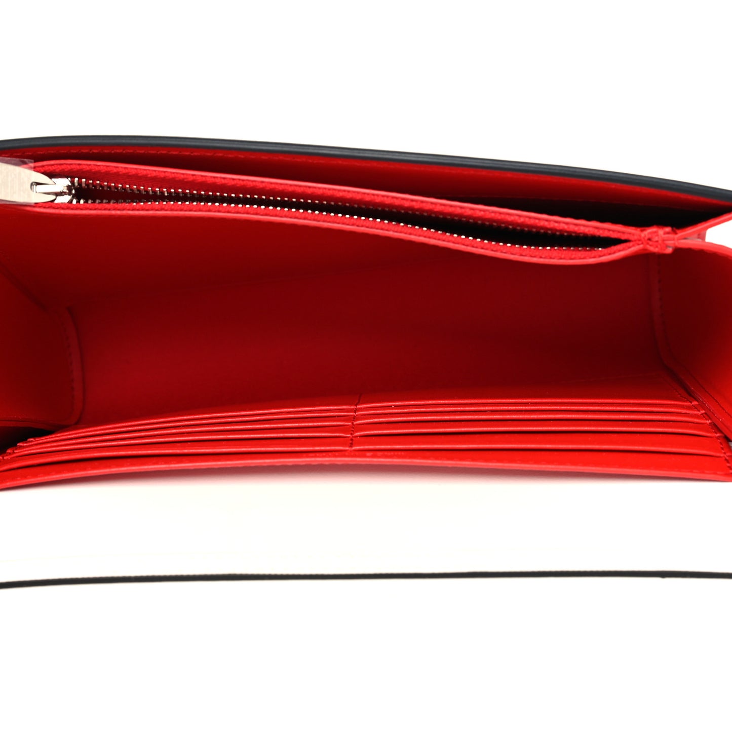 Metallic Patent Psychic Spikes Paloma Clutch Snow
