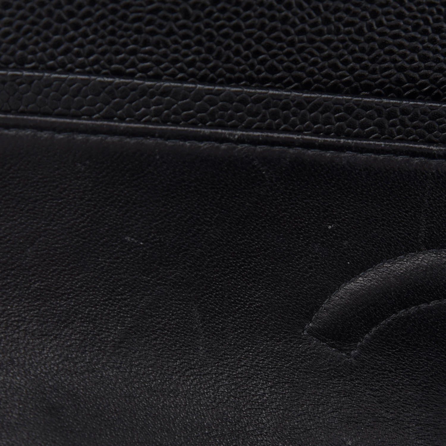 Chanel Caviar Quilted Medium Double Flap Black 7 of 10