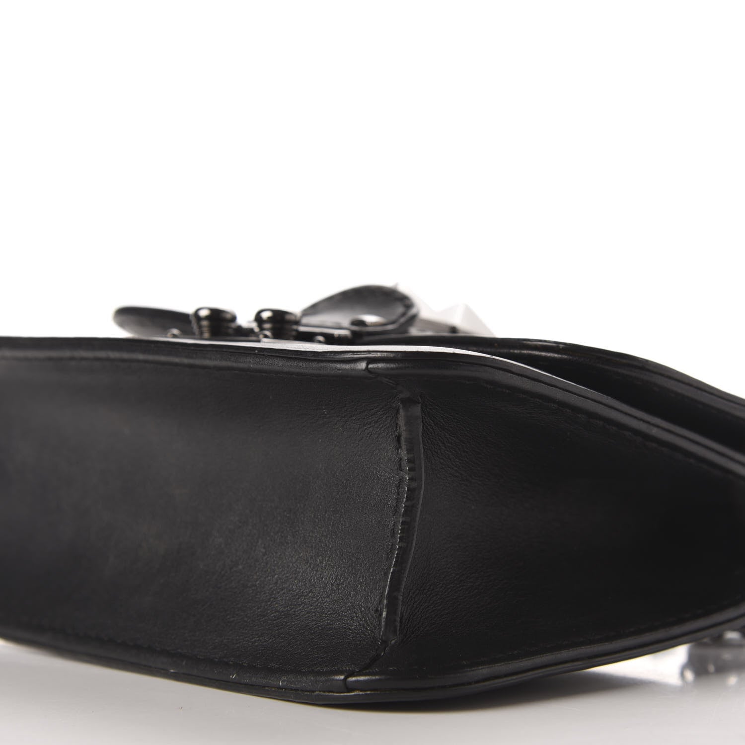 Valentino Garavani Vitello Mini Glam Lock Rockstud Flap Black 7 of 10