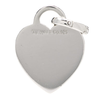 Tiffany Sterling Silver All Seeing Eye Heart Tag Charm 3 of 3